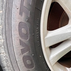 トヨタ　マークX純正　ホイールタイヤセット　4本　215/60R16 タイヤ4本とも2024年式 の画像