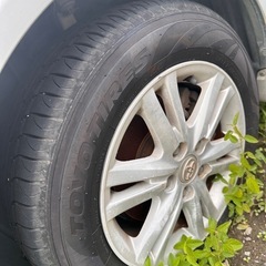 トヨタ　マークX純正　ホイールタイヤセット　4本　215/60R16 タイヤ4本とも2024年式 の画像