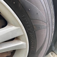 トヨタ　マークX純正　ホイールタイヤセット　4本　215/60R16 タイヤ4本とも2024年式 の画像