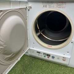 【動作品】HITACHI 日立 5.5kg 衣類乾燥機 DE-N55FX-Wの画像