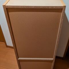 カラーボックス（木目）の画像