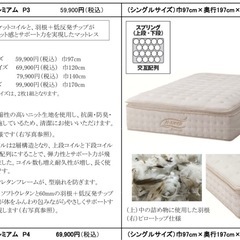 マットレスNスリーブプレミアム、セミダブルサイズの画像