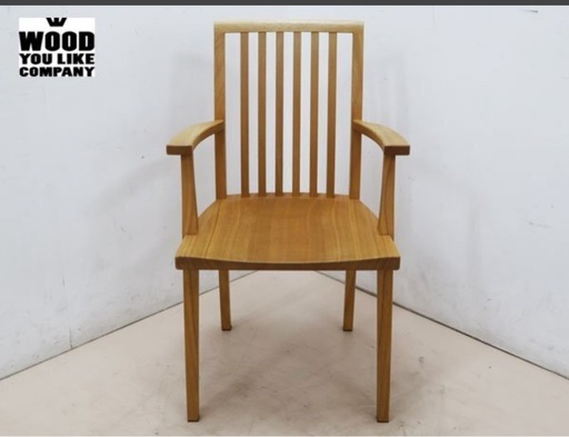 【WOOD YOU LIKE COMPANY】ウッド ユー ライク カンパニー アームチェア/ダイニングチェア/椅子　無垢