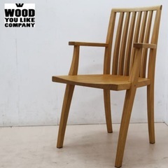 【WOOD YOU LIKE COMPANY】ウッド ユー ライク カンパニー アームチェア/ダイニングチェア/椅子　無垢の画像