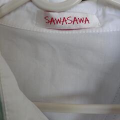 SAWASAWA  リブラインオーバーシャツ　チュニックの画像
