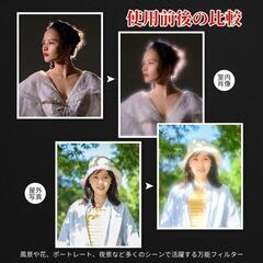 【２枚】ソフトフィルター レンズフィルター 強調 色彩効果用フィルター 67mmの画像