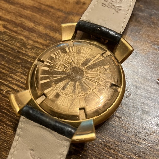 ガガミラノ GaGaMILANO メンズ 時計 　腕時計 黒と金