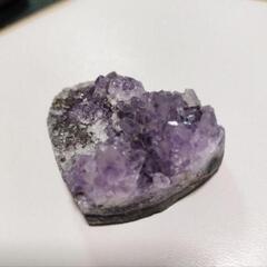 アメジスト💜ミニハート♡クラスター A-2 天然石の画像
