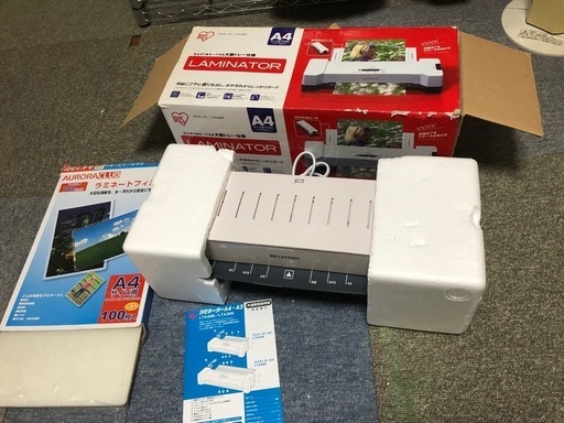IRIS OYAMA  LAMINATORラミネーター　LTA42E A4 サイズまで対応