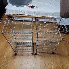 【美品】スチールラックの画像