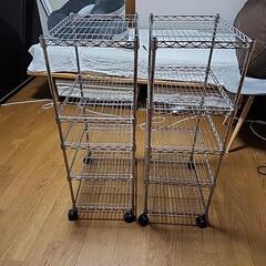 【美品】スチールラックの画像