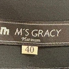 【新品】M'S GRACY Platinum 花柄 ノースリーブフレアワンピの画像