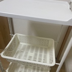 キッチンワゴンキャスター付き
の画像