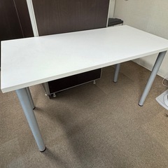 ミーティングテーブル　白　120cmの画像