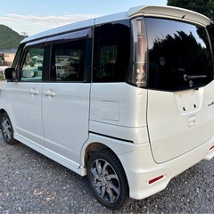 パレットSW⭐︎ターボ⭐︎車検2年付き⭐︎両側パワースライド⭐︎プッシュスタート⭐︎ナビ⭐︎バックカメラ⭐︎ETC⭐︎純正アルミ⭐︎車内綺麗⭐︎パールホワイト⭐︎の画像