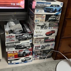 旧車プラモデル　計12台セット　未開封未完成品の画像
