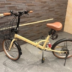 【16日に受け渡し可能な方】ミルクコーヒー色の自転車の画像