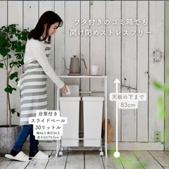 YAMAZENゴミ箱上ラックの画像