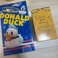 ディズニー ドナルドダック マグカップ おふろでSOFVIMATES 2点セットの画像