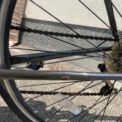 27インチの女性用の自転車とライトの画像