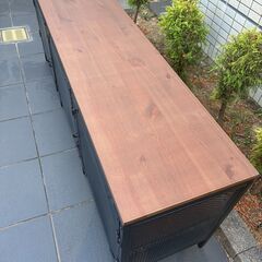 🌟IKEA🌟 FJÄLLBO フィエルボ‼️　テレビ台 ブラック 150x36x54の画像