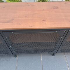🌟IKEA🌟 FJÄLLBO フィエルボ‼️　テレビ台 ブラック 150x36x54の画像