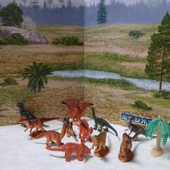 恐竜の図鑑(恐竜付き)の画像
