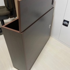 綺麗な木製収納棚！の画像