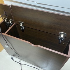 綺麗な木製収納棚！の画像