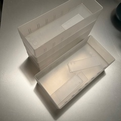 無印良品　ポリプロピレンデスク内整理トレーの画像