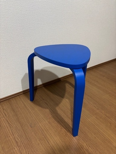 0円‼️IKEA スツール（ブルー）※8月15日限定引き取り (KYSN) 葛西の