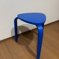 0円‼️IKEA スツール（ブルー）※8月15日限定引き取りの画像