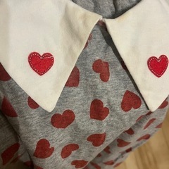 コーデ組み✨セットアップ✨ハート柄Tシャツ✨ハイウエストスキニー✨の画像
