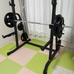 バーベルラック ベンチプレスセットの画像