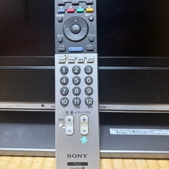 2007年製　ソニー液晶テレビ20V型の画像