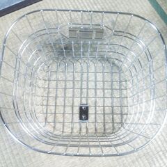 商談中★ステンレス製・前バスケット★の画像