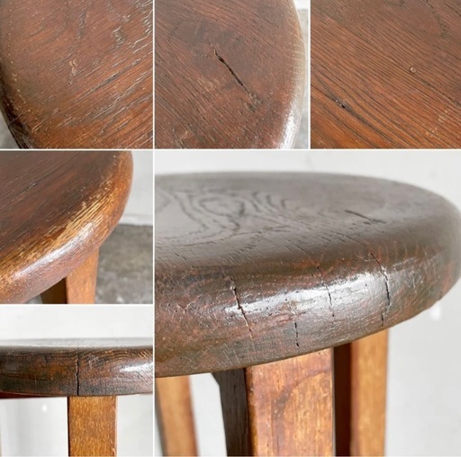 ジャパンビンテージ Japan vintage 木製 スツール H60cm
