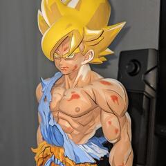 ドラゴンボールZ SMSP 孫悟空　二次元リペイント　フィギュアの画像