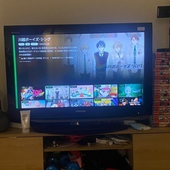 【テレビ＆テレビ台セット】TOSHIBA 32型 ＋ テレビ台の画像