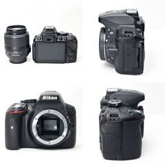 【全国送料無料】 Nikon D5300✨ カメラケース付き✨ ショット数少なめ!! 高画質 高速連写 レンズセット ズームセット✨ 届いたらすぐに使えます✨ ニコンの画像
