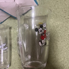 レトロ　ディズニー　グラスセットの画像