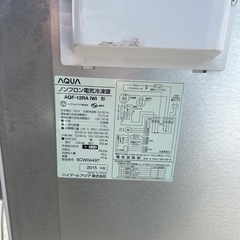 2015年 アクアノンフロン電気冷凍庫 118Lの画像