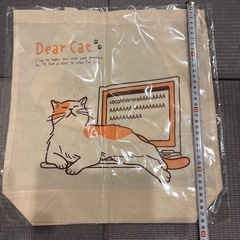 猫柄　バッグの画像
