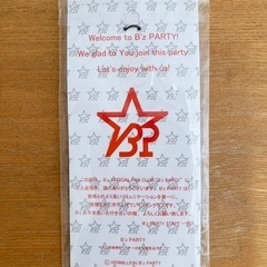 【あげます】B'z　ストラップ　ファンクラブ継続記念品　B'z Partyの画像