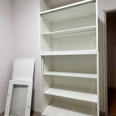 【引取限定】二段式キャビネット差し上げます。の画像