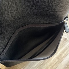 GLOBAL WORK 本革風 2WAY トートバッグ A4収納可 ブラックの画像