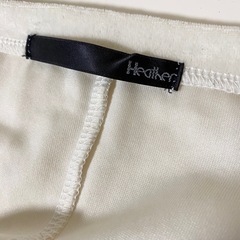 【HEATHER】　アイボリー　フリル袖　トップス　白　ホワイト　ヘザー　フリーの画像