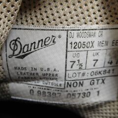 Danner ダナー DJ WOODSMAN CR レースアップブーツ 12050X USA製 size:7 1/2の画像