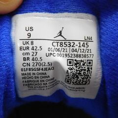 タグ付！NIKE ナイキ AIR JORDAN エアジョーダン 3 レトロ CT8532-145 size:27cmの画像