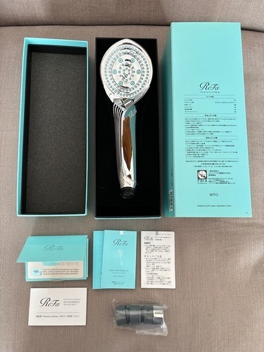 【極美品】ReFa リファファインバブル S　(シルバー) シャワーベッド